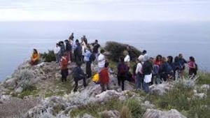 Un momento delle passate edizioni della "Camminata"