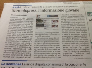 SorrentoPress, dicono di noi