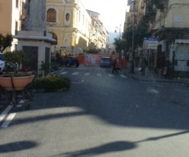 Sorrento caos metanizzazione, traffico e disagi