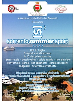 Tutto pronto per la “Summer Sport” 2013