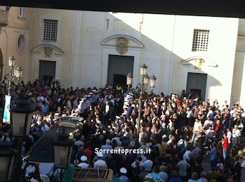 Lacrime e commozione ai funerali di Vittorio Marcia