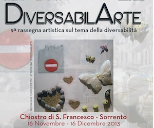 “DiversabilArte” al via la rassegna al Chiostro di San Francesco