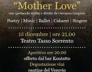 “Mother Love” il nuovo spettacolo di Giovanni Gargiulo al Teatro Tasso