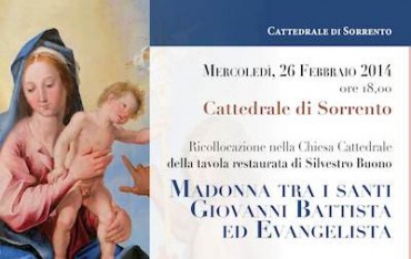 Mercoledì torna nella cattedrale di Sorrento la pala restaurata grazie al Lions Club