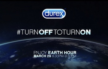 Durex accende la passione durante l’Earth hour