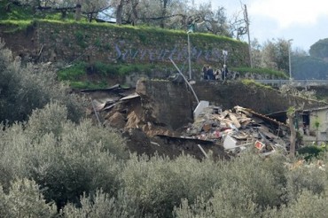 Frana al Capo di Sorrento: al via gli interventi di messa in sicurezza