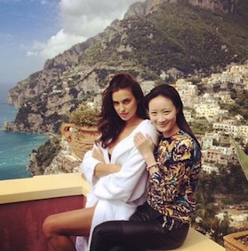 Vacanze di Pasqua a Positano per Irina Shayk