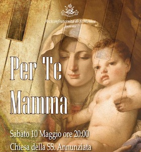 Festa della Mamma: concerto nella chiesa della Santissima Annunziata