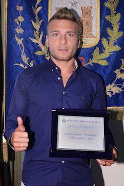 Ciro Immobile premiato dalla sua città: “Ambasciatore di Torre Annunziata nel mondo”