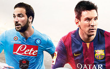 Higuain sulla copertina di “Fifa 15”