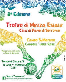 Questa sera al campetto “Delle Rose” la finale dell’VIII edizione del trofeo di “Mezza estate”