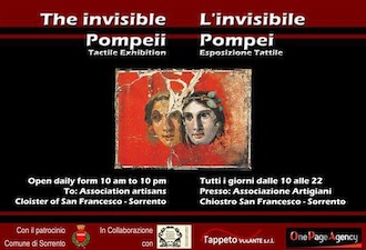 “L’invisibile Pompei”, la mostra in esposizione al chiostro di San Francesco