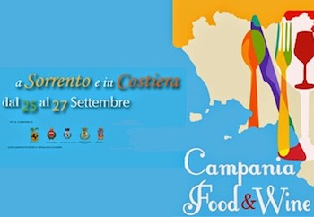 Sorrento, al via la IV edizione di Campania Food & Wine