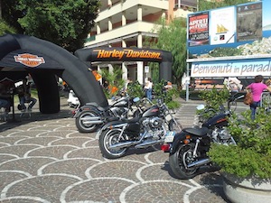 Le Harley-Davidson sbarcano in penisola