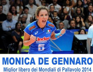 L’Italia crolla nel finale, ma Monica De Gennaro è il miglior libero del mondiale