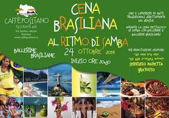 Al Caffè Positano cena alla brasiliana