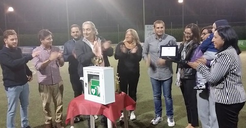 Un defibrillatore per il campo di Iommella con i soldi degli eventi