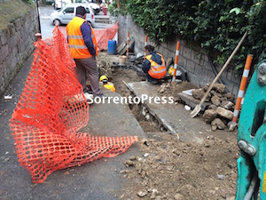 A Sorrento controlli nei cantieri a caccia di reperti archeologici