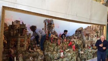 Presentato il presepe del Sedil Dominova