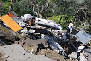 Frana di via Fontanelle a Sorrento, 400mila euro ai proprietari della casa distrutta