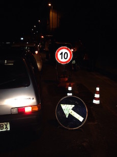 Tamponamento in via Capo, paralisi notturna