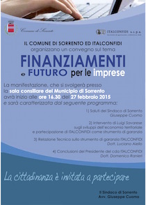 Un convegno su economia e territorio