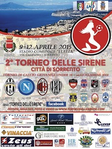 Dal 9 al 12 aprile la II edizione del Torneo delle Sirene