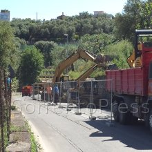 Iniziata la bonifica della frana del Capo di Sorrento