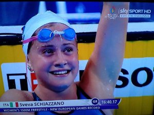 Straordinaria Sveva Schiazzano, vince l’oro dei 1500s.l.