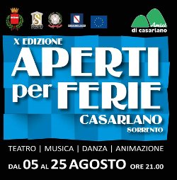 Questa sera apre la rassegna “Aperti per Ferie”