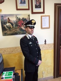 Fiocco azzurro alla compagnia carabinieri di Sorrento