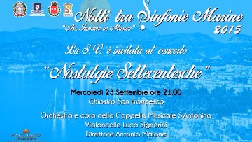 Il concerto “Nostalgie Settecentesche” si terrà nella Basilica di Sant’Antonino