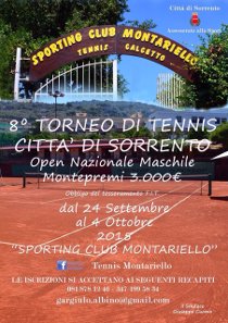 Iniziato il torneo di tennis “Città di Sorrento”