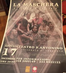 Spettacolo di beneficenza al Teatro Sant’Antonino