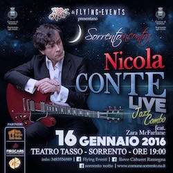 Questa sera al Teatro Tasso concerto di Nicola Conte