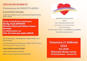 Sorrento ospita l’iniziativa benefica “Progetto Africa”