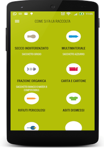 Arriva l’App per la raccolta differenziata