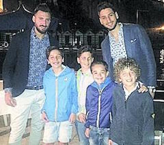 Festa per i ragazzi dell’Accademia Sorrento con i fratelli Donnarumma