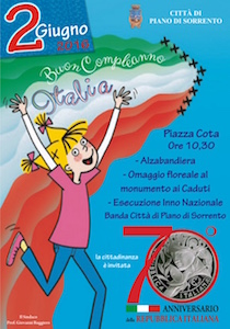 A Piano di Sorrento si celebrano i 70 anni della Repubblica