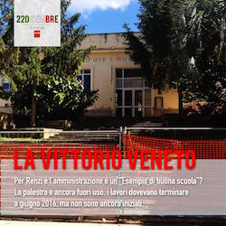 Scuola Vittorio Veneto: “Quando i lavori per palestra e sottotetto?”