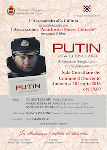 Marzullo presenta a Sorrento il libro di Sangiuliano su Putin