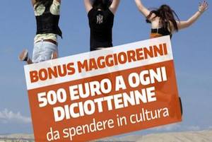 Bonus Cultura verso il rinnovo, la soddisfazione di Vitiello