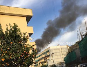 Incendio in un’abitazione, paura a Sorrento