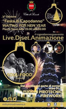 A Sorrento si aspetta il nuovo anno con la grande musica live