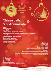 Questa sera concerto nella chiesa dell’Annunziata