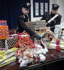 I carabinieri sequestrano 3,5 quintali di botti illegali – foto –