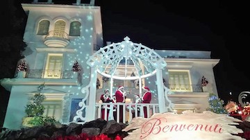 A Villa Fiorentino apre il Villaggio di Babbo Natale e la mostra dei presepi