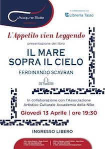 A Sorrento la presentazione del romanzo “Il mare sopra il cielo” di Scavran