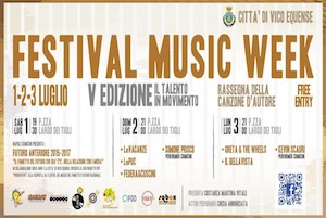 Musica e fumetti al Festival Music Week di Vico Equense