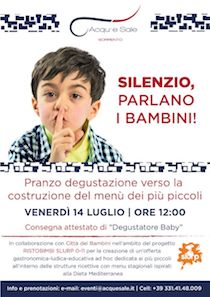 Bambini a lezione dallo chef pizzaiolo Antonino Esposito